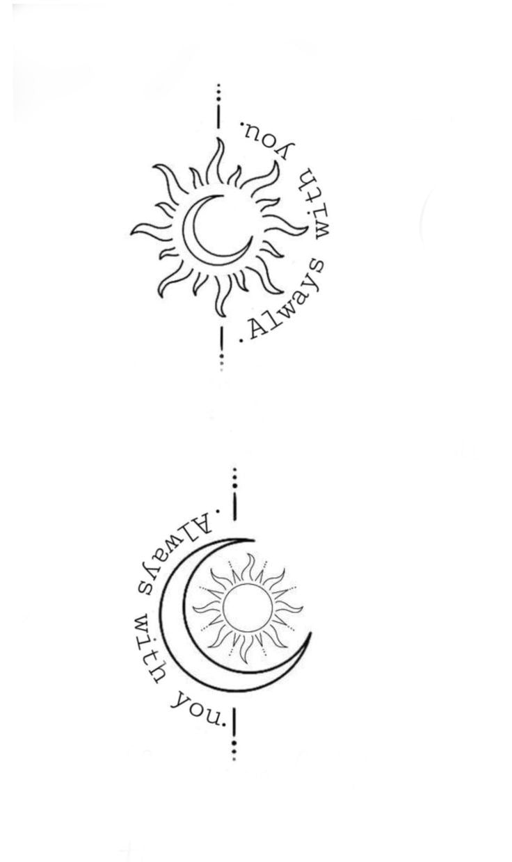 The "Always with you" matching temporary tattoo