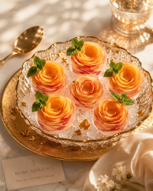 manzana rosa hielo