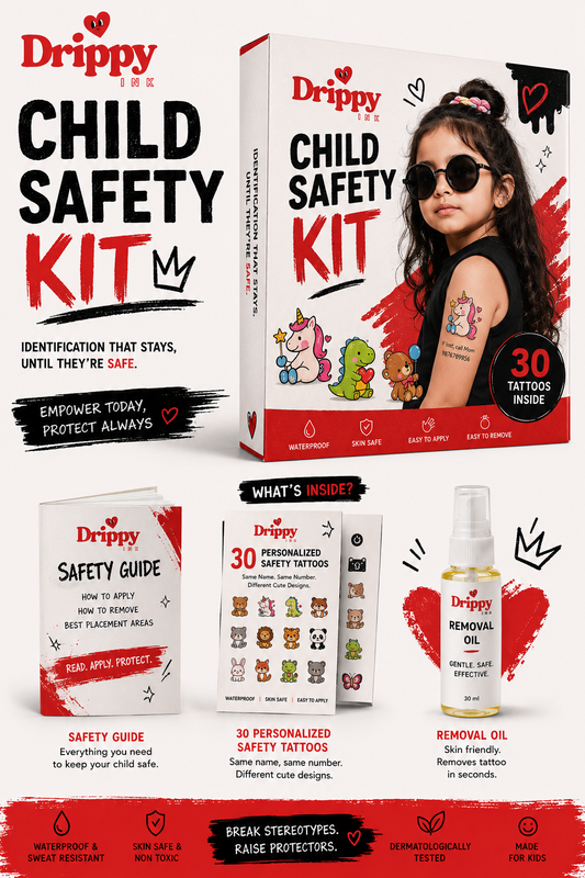 Child safety body stickers Kit