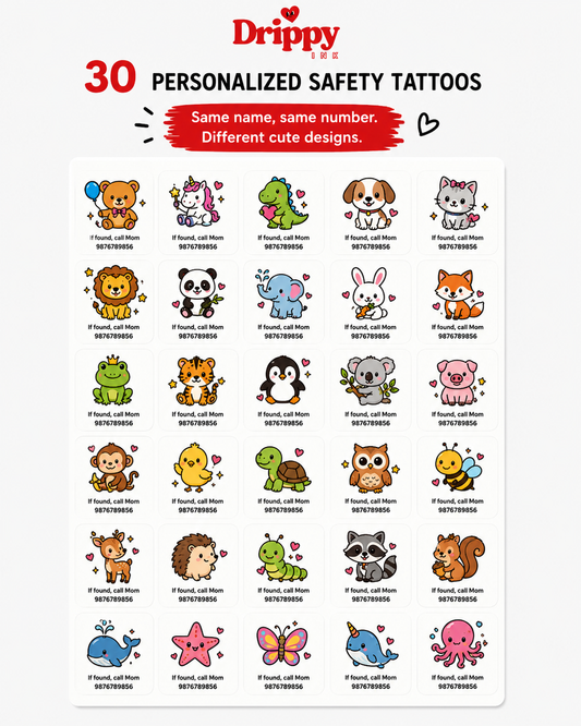 Child safety body stickers Kit