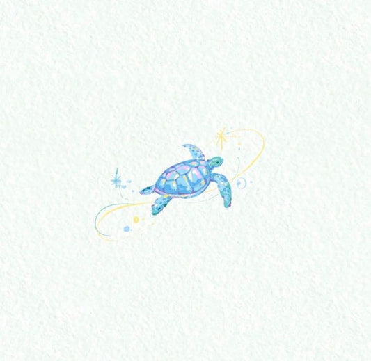 Celestial Shell temporary tattoo