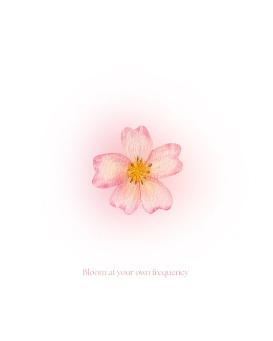 The Blooming Frequency Temporary tattoo