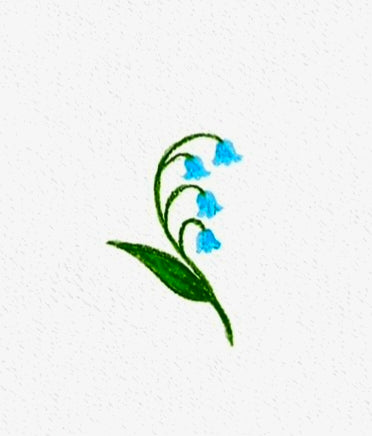 The Blue Poppy Temporary tattoo