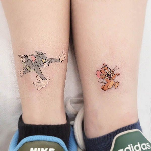 The Tom & Jerry Duo Matching tattoo