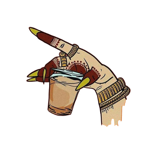 The Tea Lover baddie tattoo
