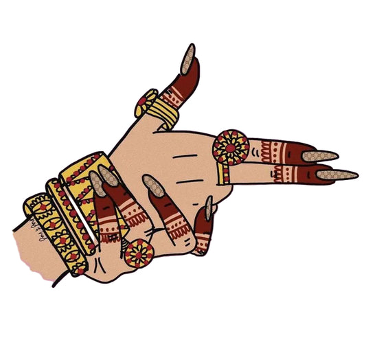 The Bride Gun Temp Tattoo
