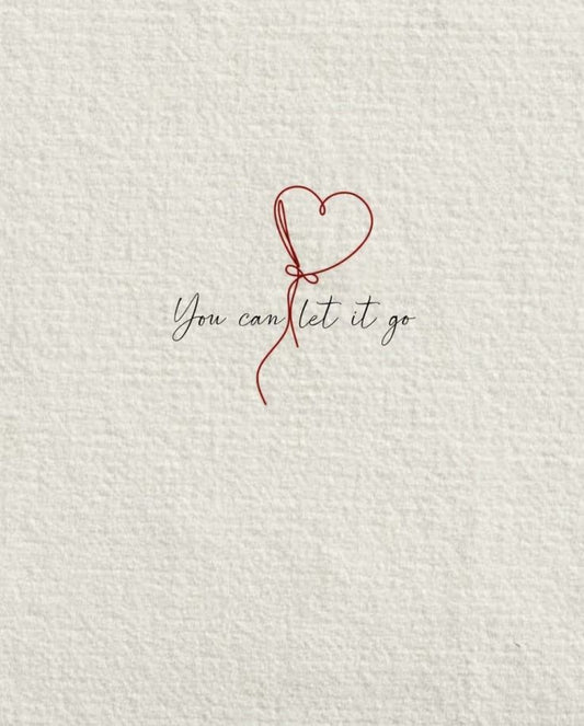 Personalized Quote The Heart Thread temporary tattoo