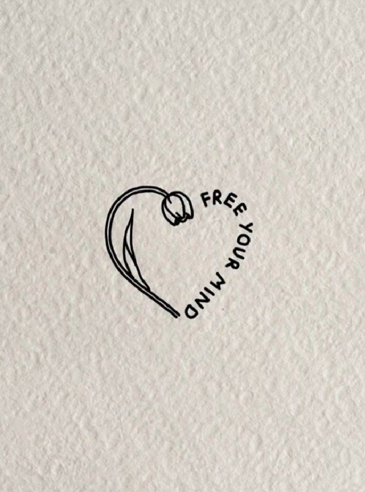 Personalized Quote tulip temporary tattoo