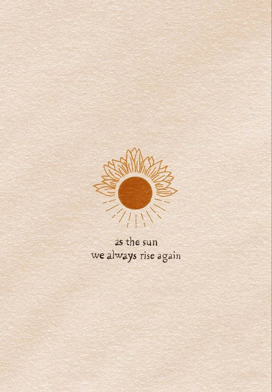 Personalized Sun&Sunflower quote temporary tattoo