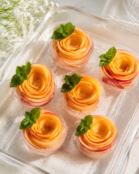 manzana rosa hielo